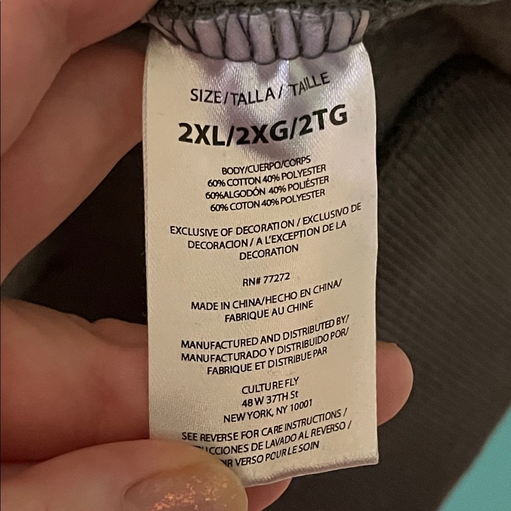 NWOT Pusheen Box Fall 21 Exclusive Halloween Boosheen Tie Dye Fleece Sweatshirt - Picture 5 of 7
